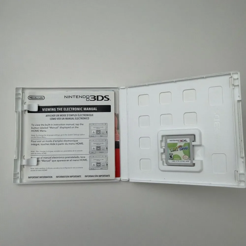 Yoshi's New Island - Nintendo 3DS CIB Tested /Works! Complete Mario